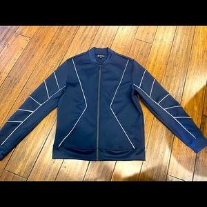 INC mens track bomber jacket size medium. NWOT